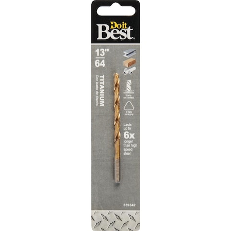 All-Source 13/64 In. Titanium Drill Bit 219111DB